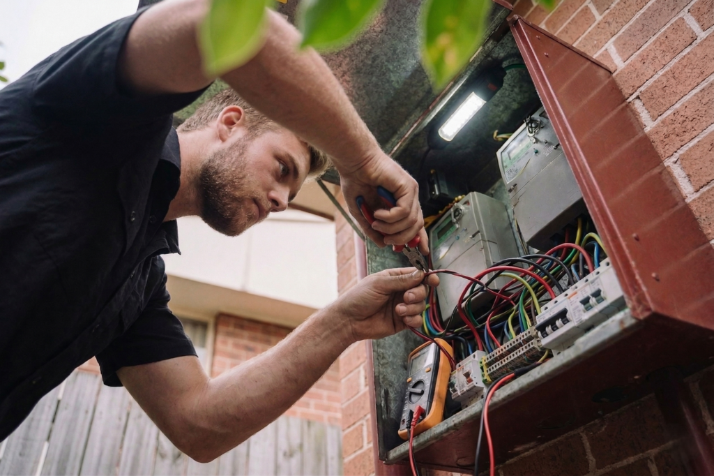 Balgowlah electrician performing electrical work